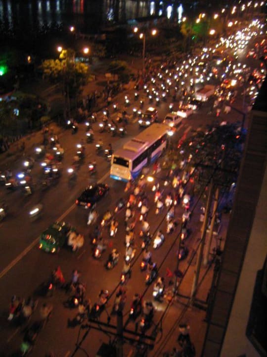 Balkonaussicht Hotel Majestic Hotel Majestic Saigon