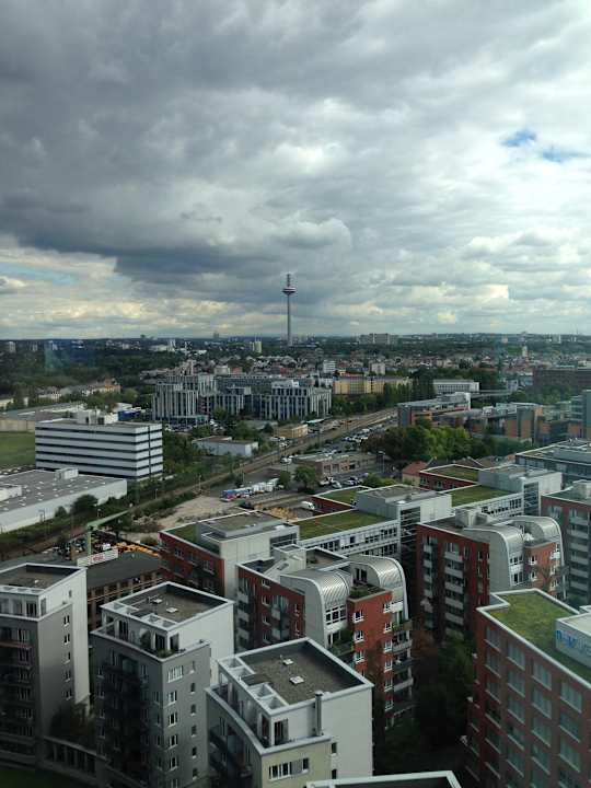 Ausblick Radisson Blu Hotel Frankfurt