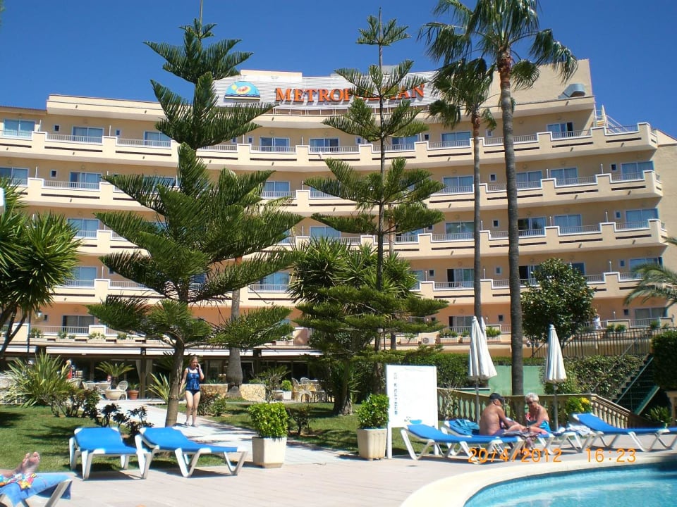 Poolseite Hotel Metropolitan Playa