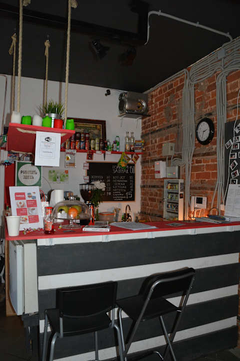 Ресепшен Fabrika Hostel & Gallery