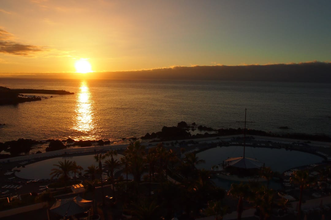 Blick vom Balkon auf Sonnenuntergang Hotel ValleMar