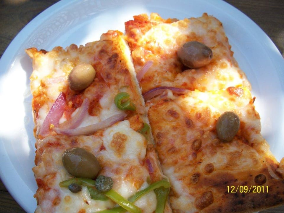 Mittags beim Italiener Mahdia Beach & Aquapark