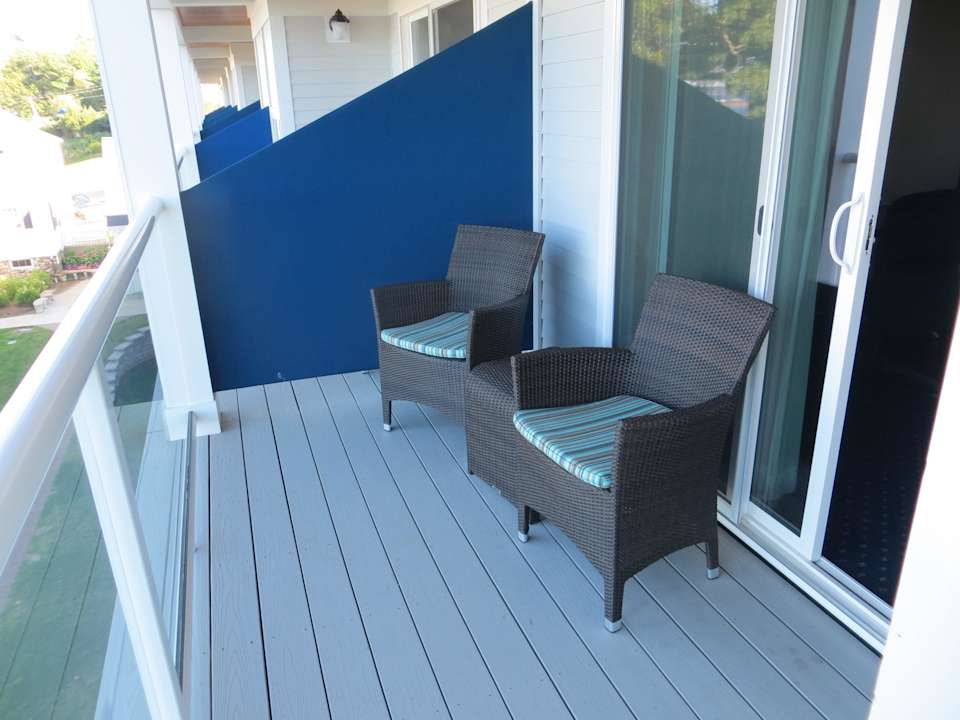 Balkon unseres Zimmers Hotel Atlantic Oceanside