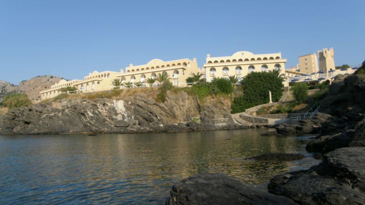 Hotel od strony morza Lindos Royal Resort
