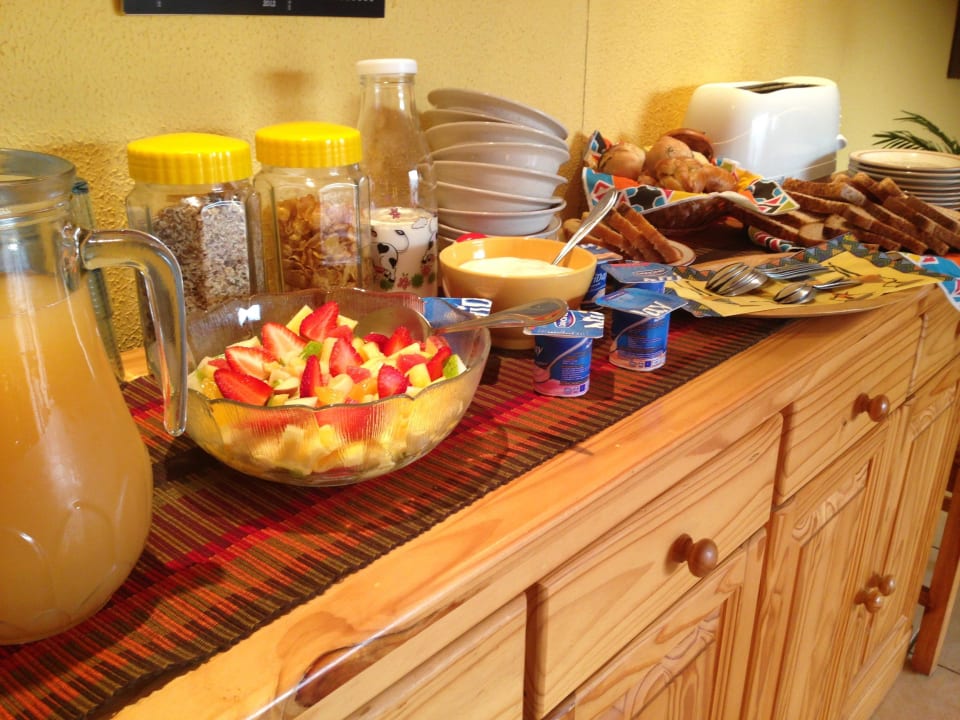 Unser leckeres Frühstück! Zur Alten Mine Guest Farm B&B