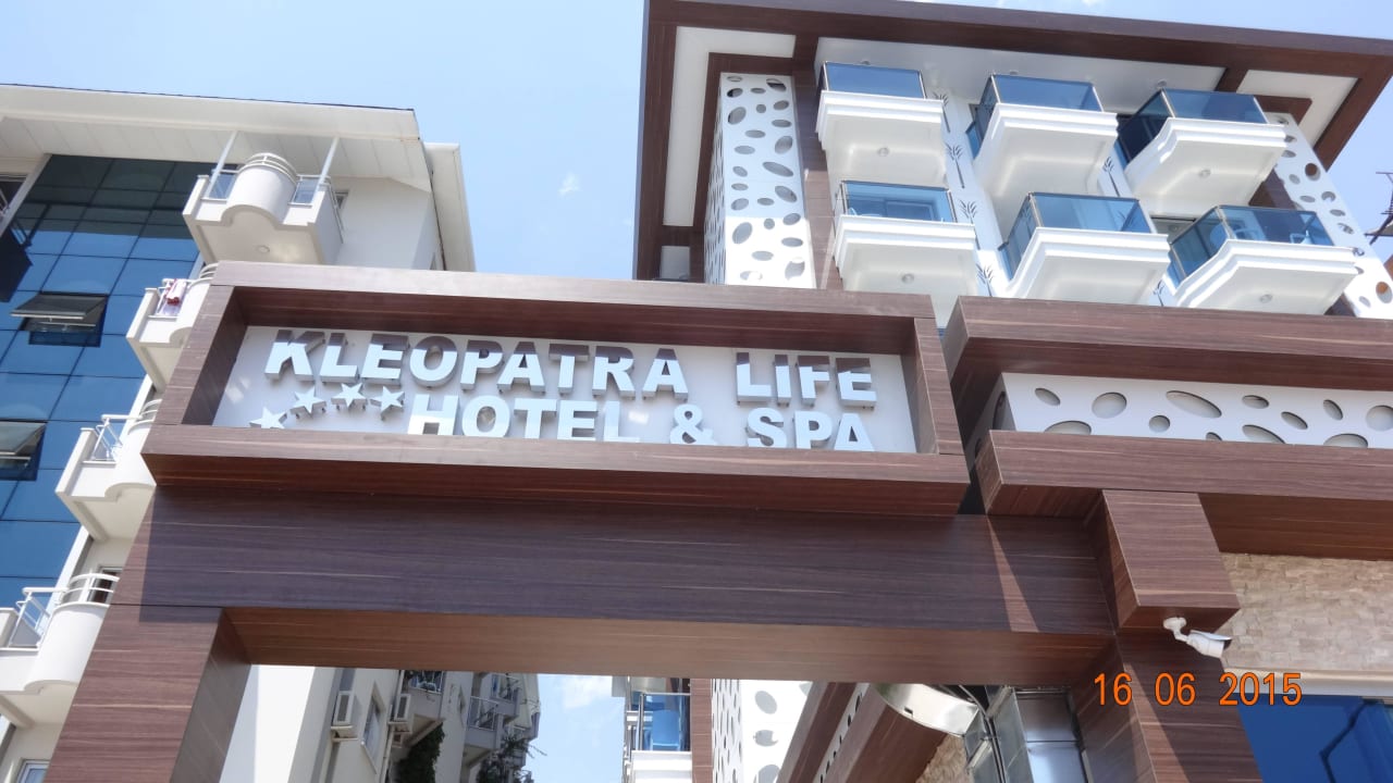 Eingang Kleopatra Life Kleopatra Life Hotel