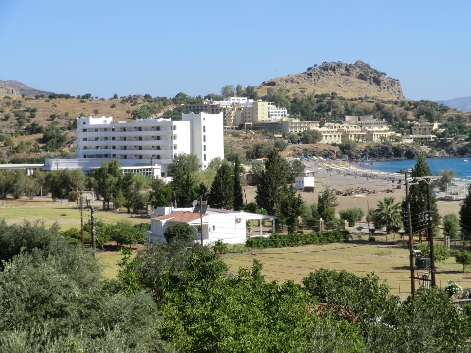 Blick auf das SENTIDO Hotel Lindos Bay TUI BLUE Lindos Bay