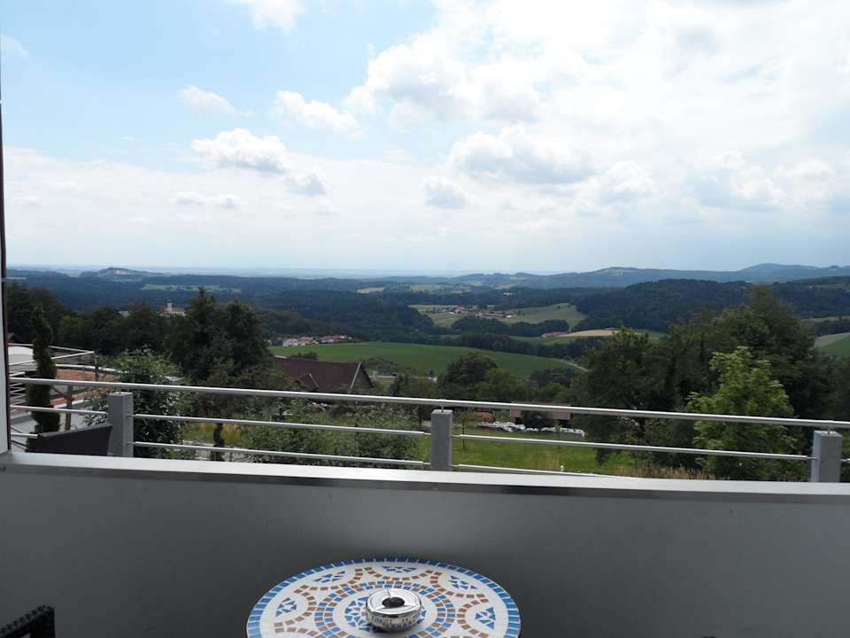 Ausblick aus Zimmer 2 Thula Wellnesshotel Bayerischer Wald