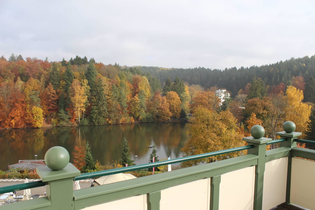 Terrassenausblick von Royalsuite Romantischer Winkel RoLigio® & Wellness Resort