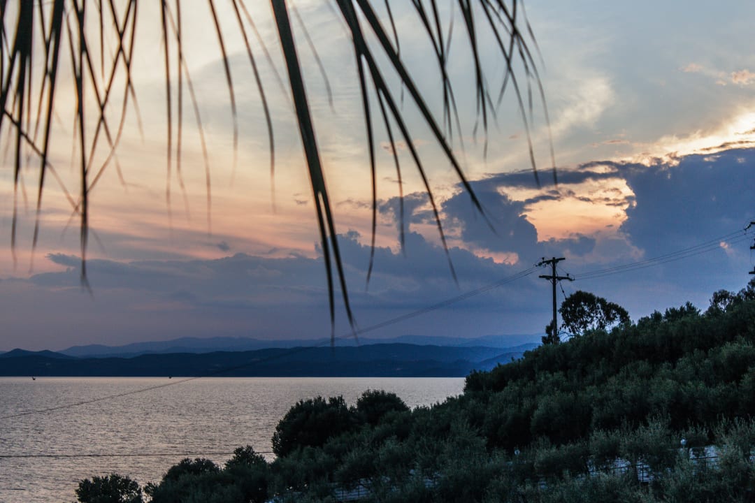 Ausblick Akrathos Beach Hotel