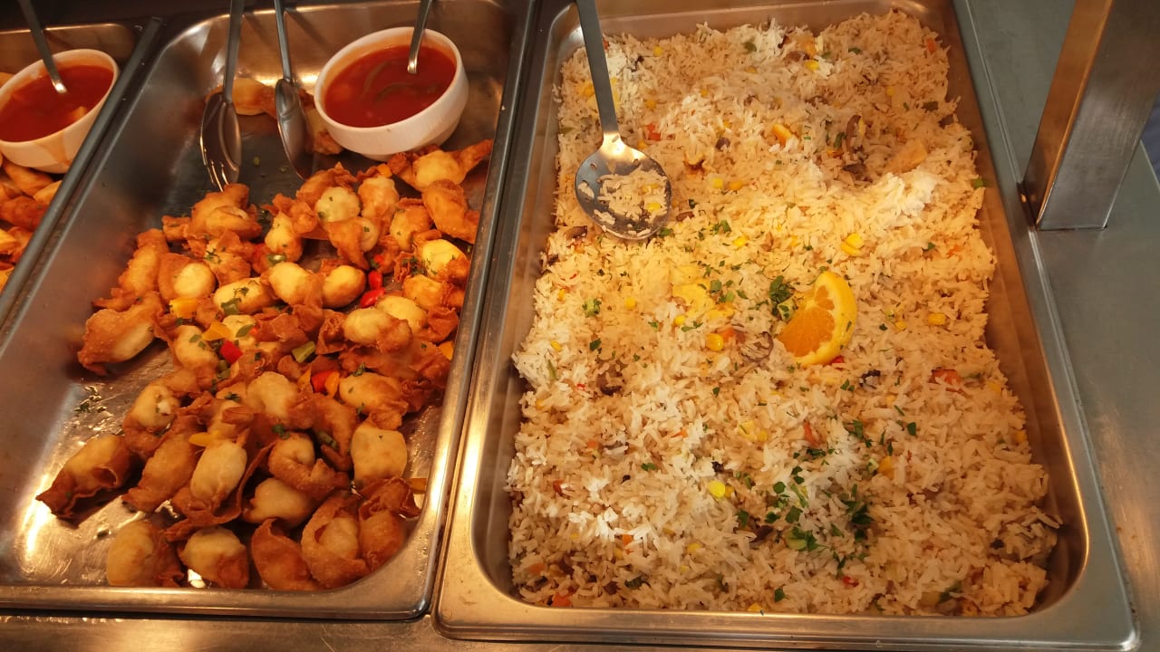 Das Buffet am Abend Belair Beach Hotel