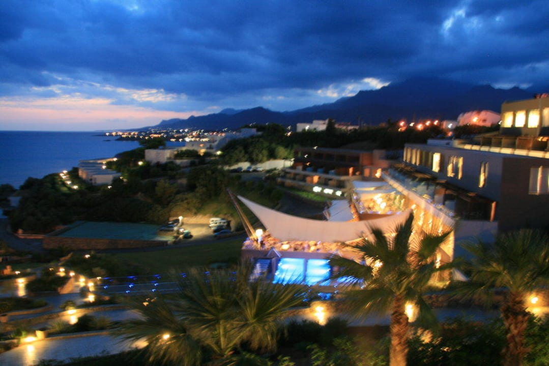 Abendimpression vom Hotelzimmer Atlantica Mikri Poli Crete