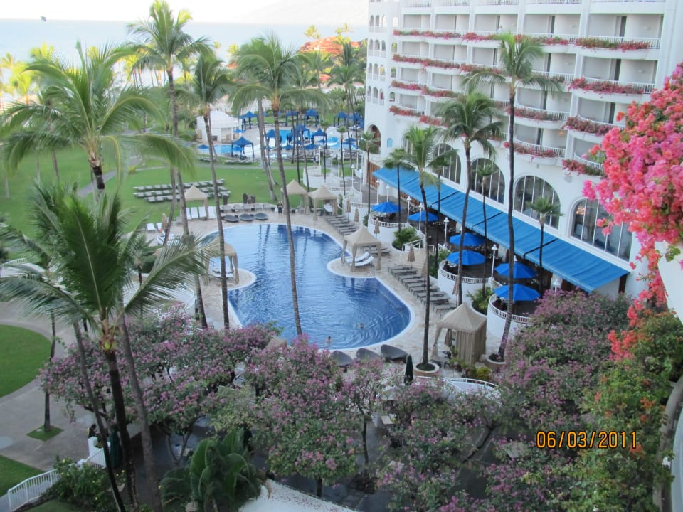 Einer der Pools von oben Hotel Fairmont Kea Lani Resort Maui
