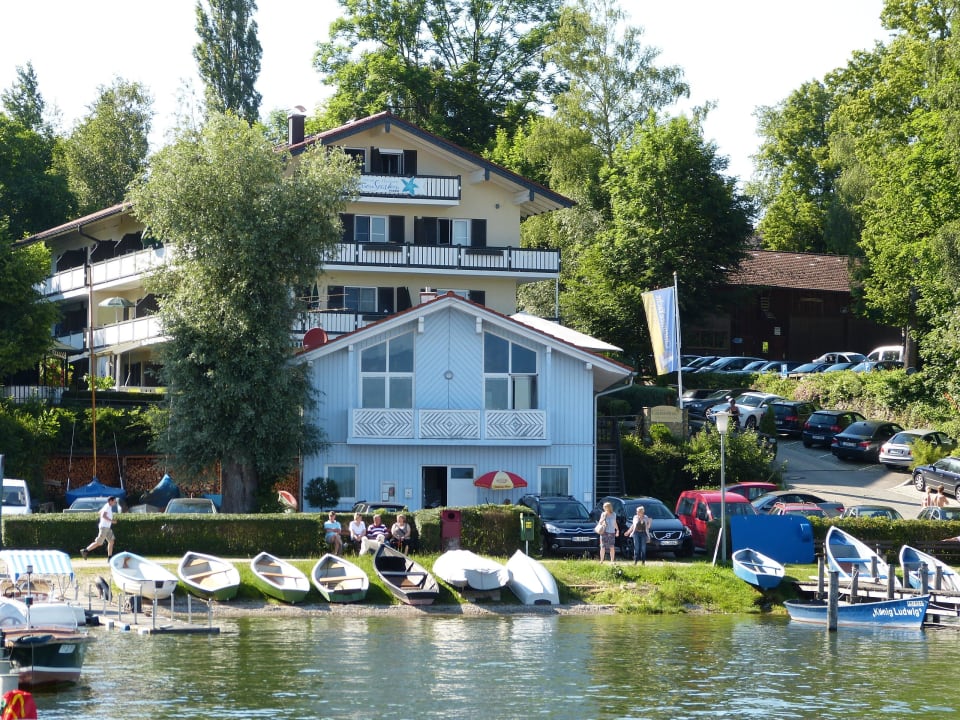 Haus vom Boot aus Ferienresidenz Chiemseestern