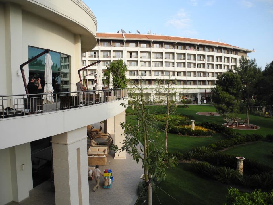 Zweiter Wohnflügel von der Lobby aus gesehen Ela Excellence Resort Belek