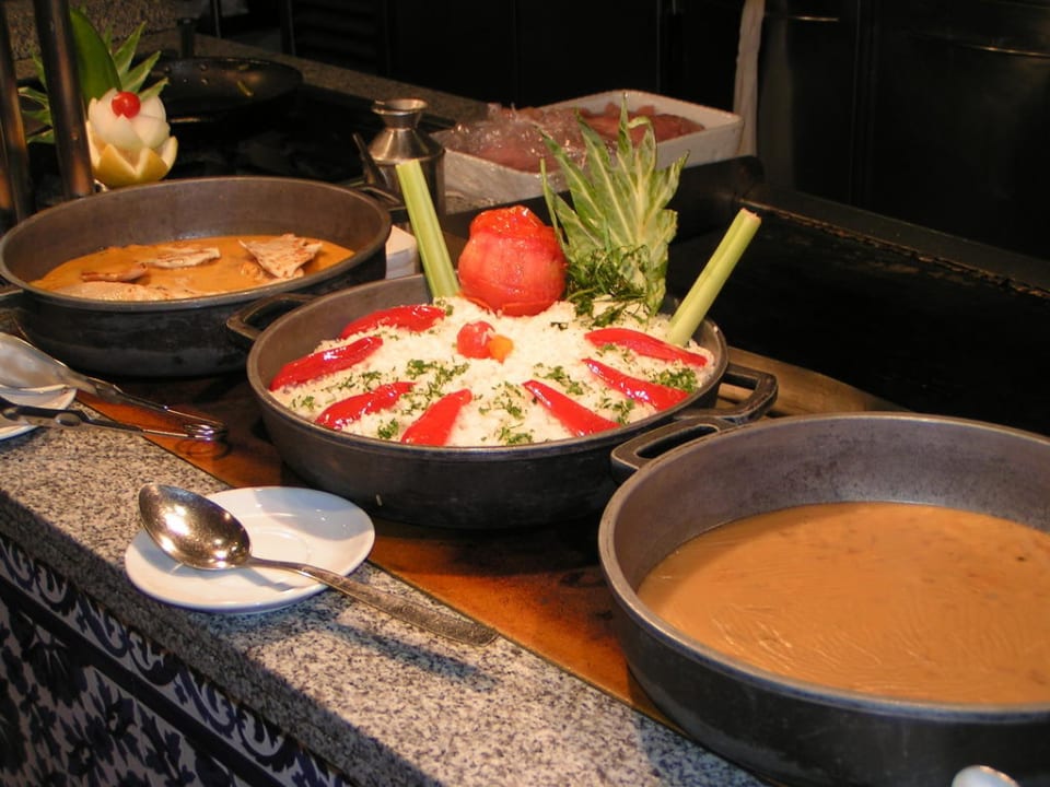 Das Abendbuffet Hotel Riu Chiclana