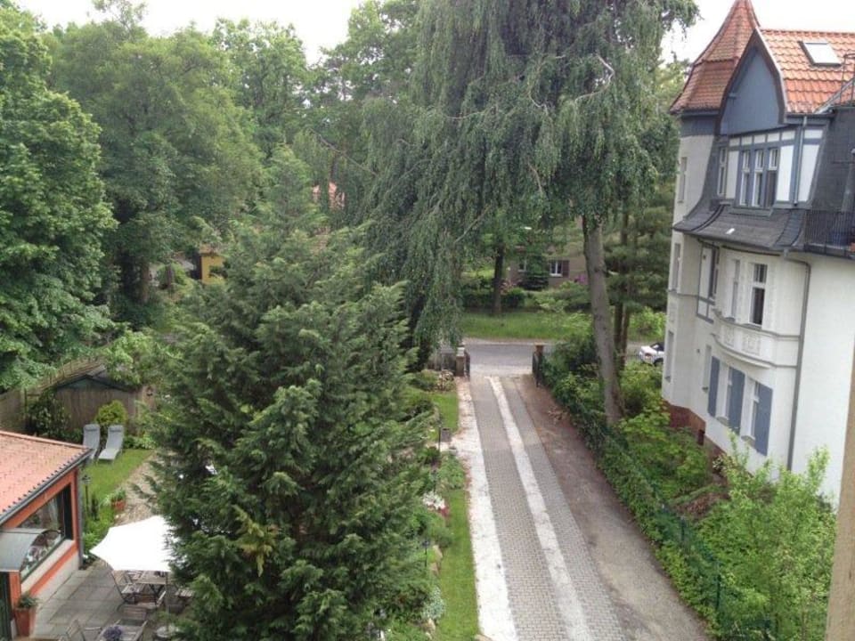 Blick aus Zimmer 31 Anno 1900 Hotel Babelsberg