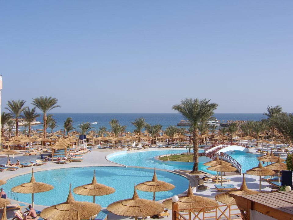 Blick vom Balkon Pickalbatros Aqua Park Resort - Hurghada