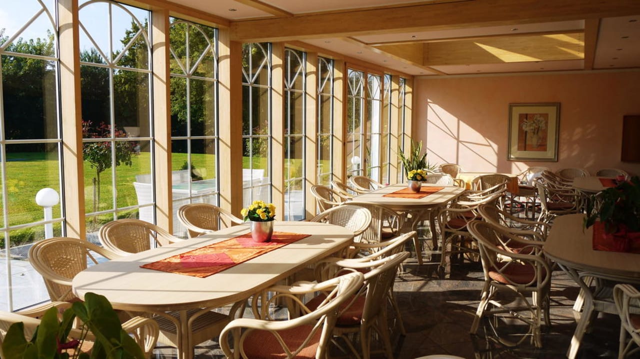 Wintergarten am Haus Kurpension Mayerhof
