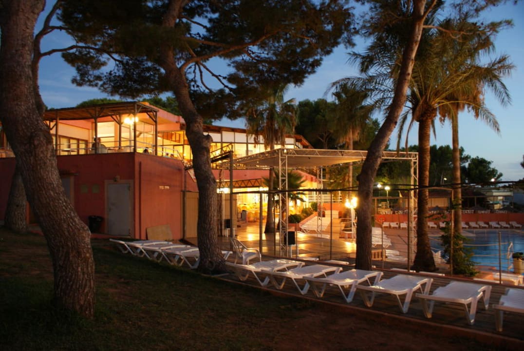 Abends am unteren Pool  Sun Club Eldorado