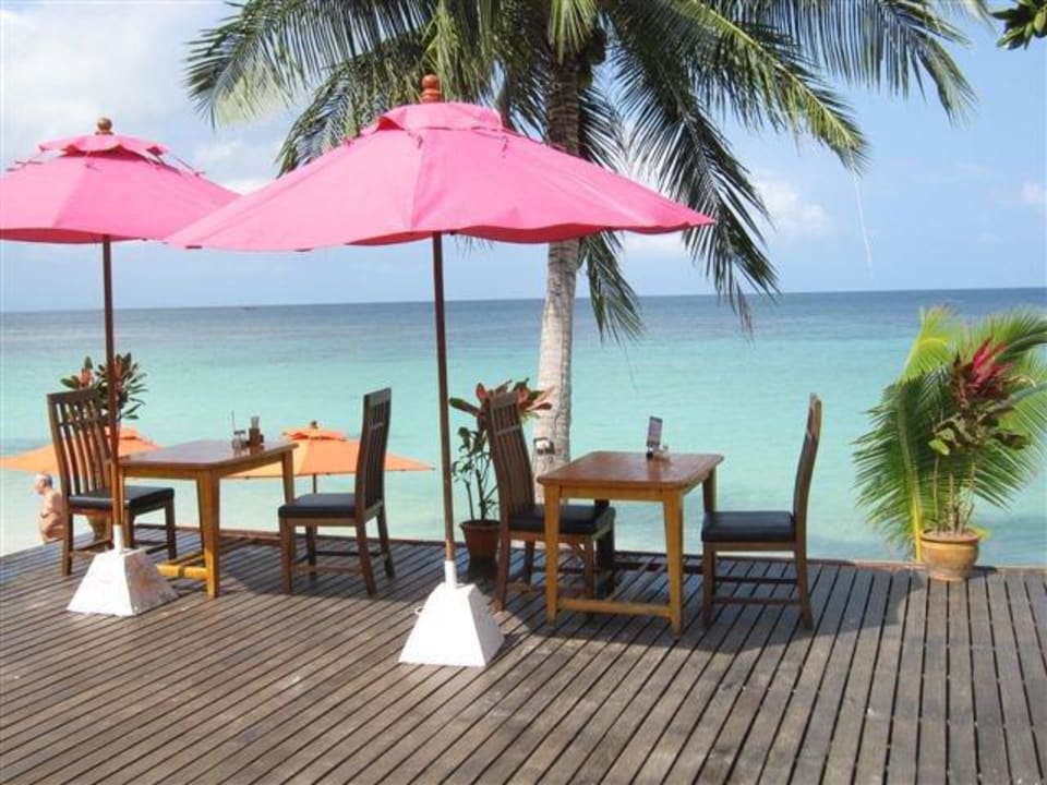 Genialer Platz für's Frühstück Long Bay Resort Koh Phangan