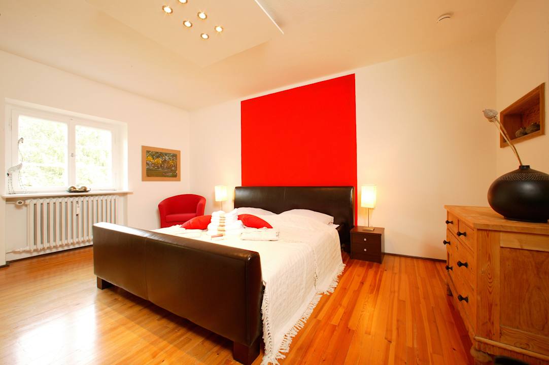 Schlafzimmer 2 Apartment Freiraum in den Alpen