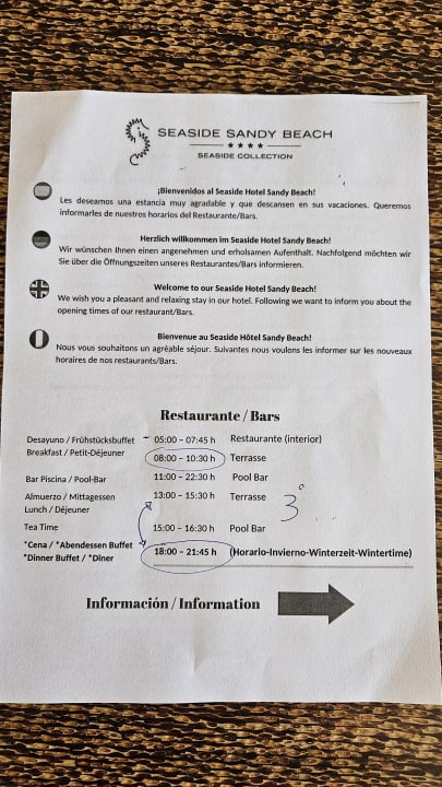 Sonstiges Seaside Hotel Sandy Beach