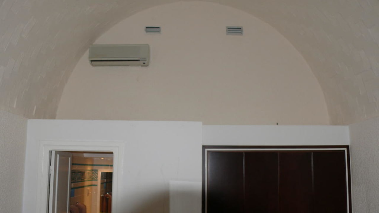 Bungalow wen man reinkommt oben El Mouradi Club Kantaoui