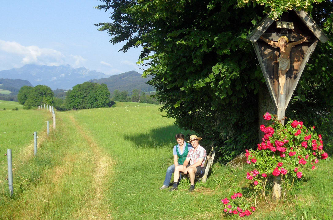 Familienkreuz mit herrlichem Ausblick Ferienwohnungen Estermannhof
