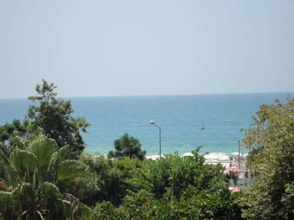 Blick vom Balkon Kleopatra Blue Hawai Hotel