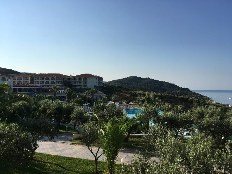 Ausblick Akrathos Beach Hotel