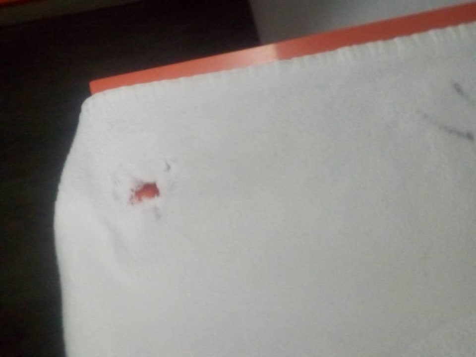 Schmutzige und löchrige Handtücher Ahoi! Urban Beach Hotel