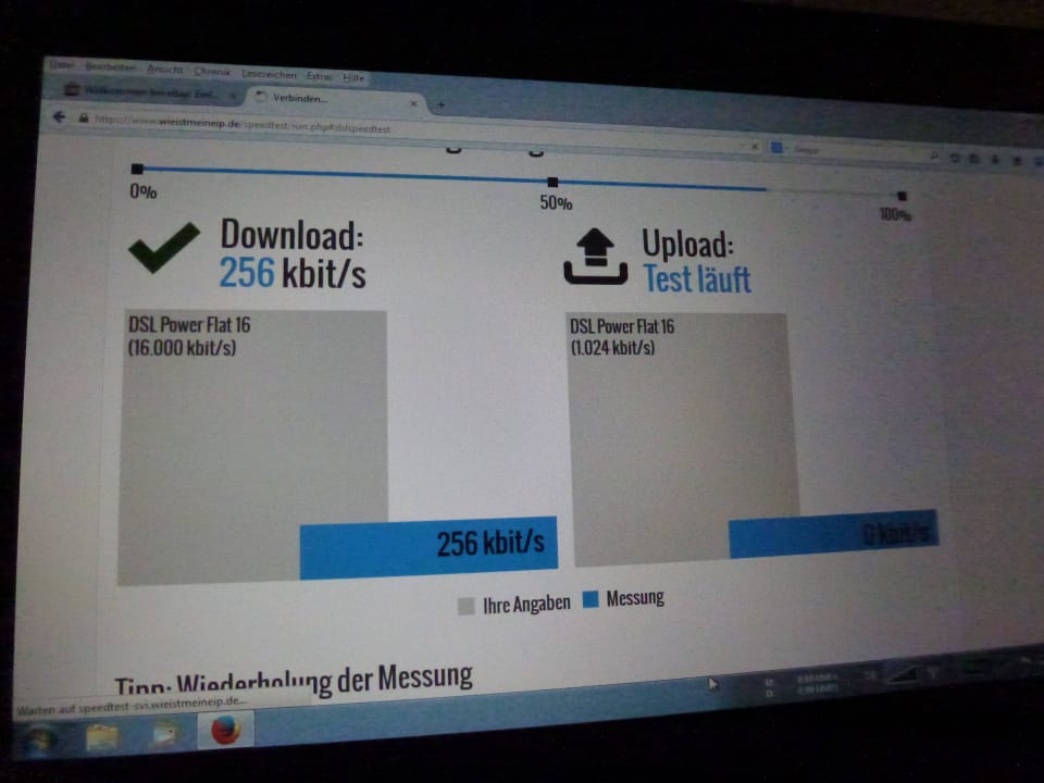 Aktuelle Internetgeschwindigkeit  Hotel Rosella by Intelier