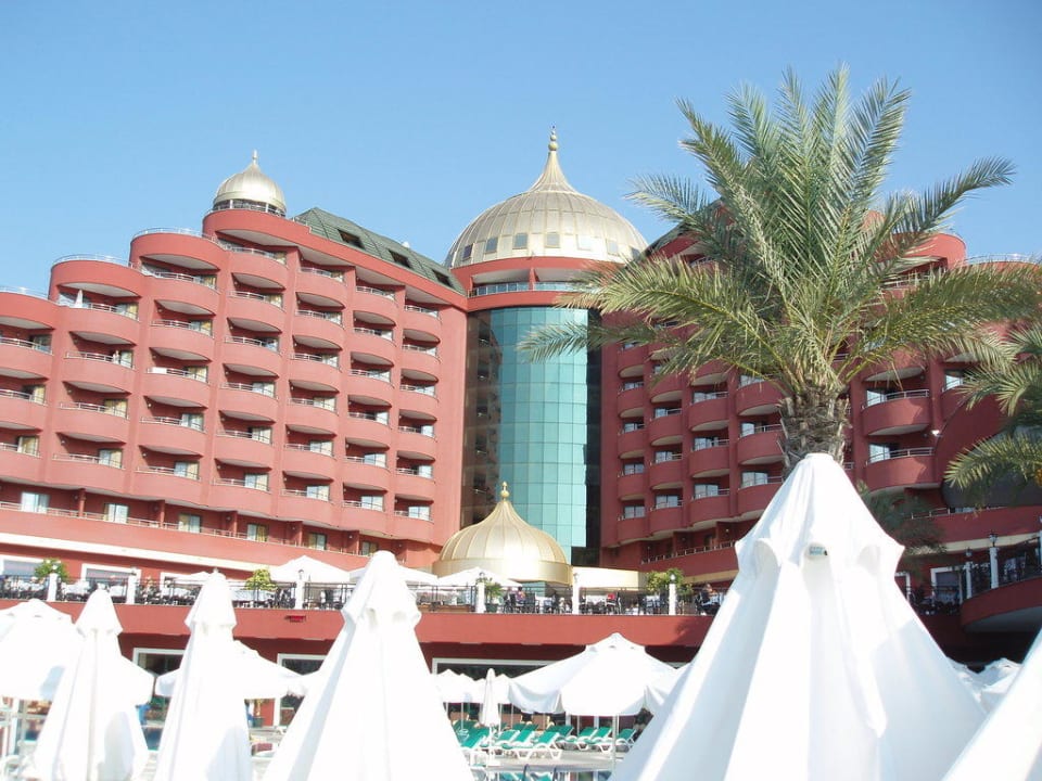 Vom Pool aus gesehen Hotel Delphin Palace