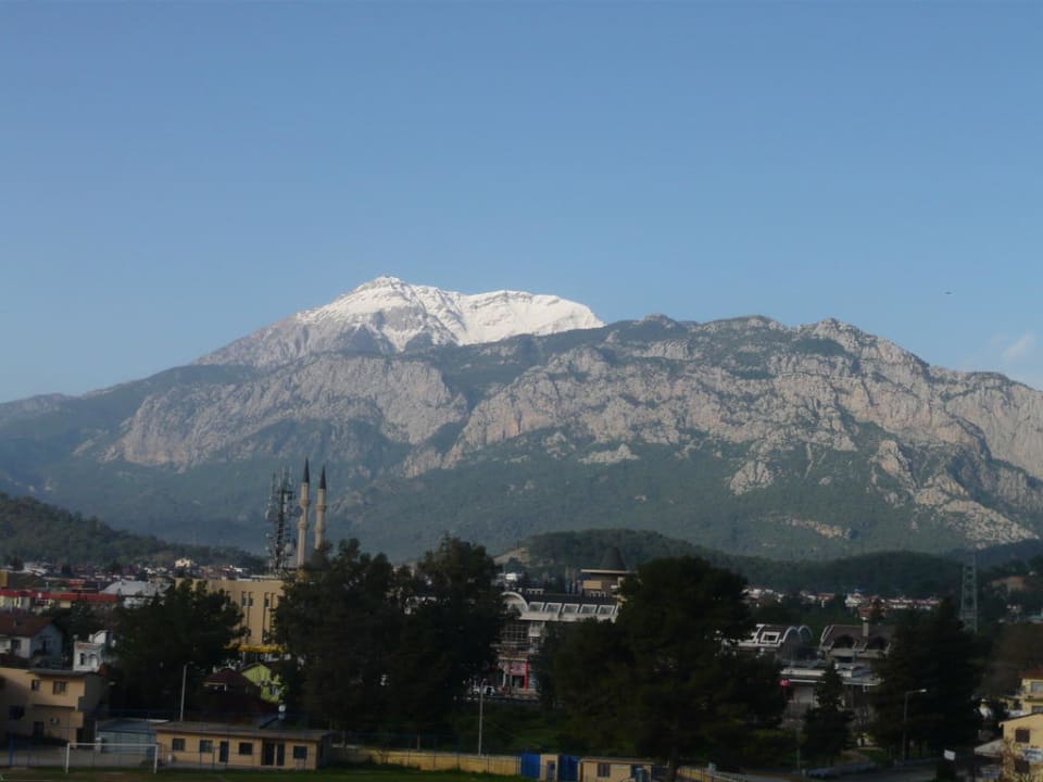 Aussicht von unserem Balkon auf den Vortaurus Crystal De Luxe