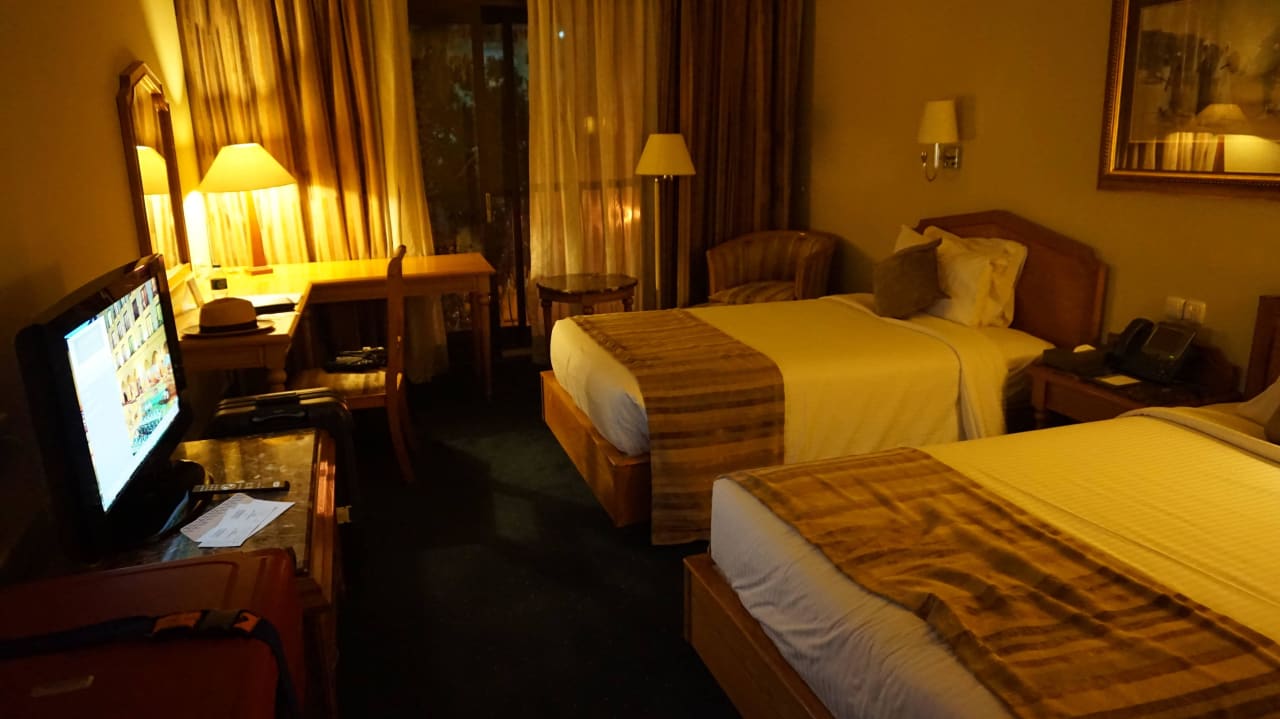 Blick zum fenster Concorde El Salam Hotel Cairo