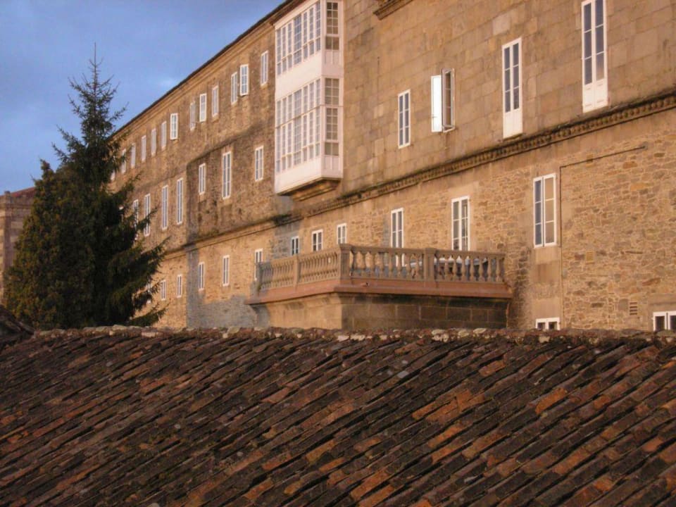 Rückseite des Paradors Parador de Santiago - Hostal Reis Catolicos