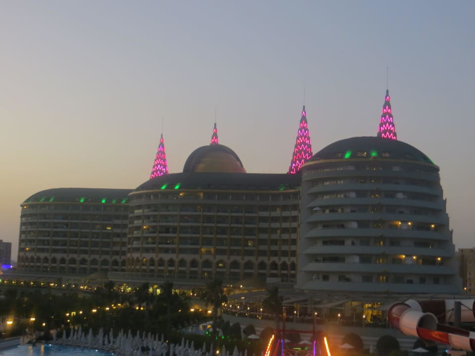 Blick auf das Hotel vom Riesenrad aus Hotel Delphin Imperial