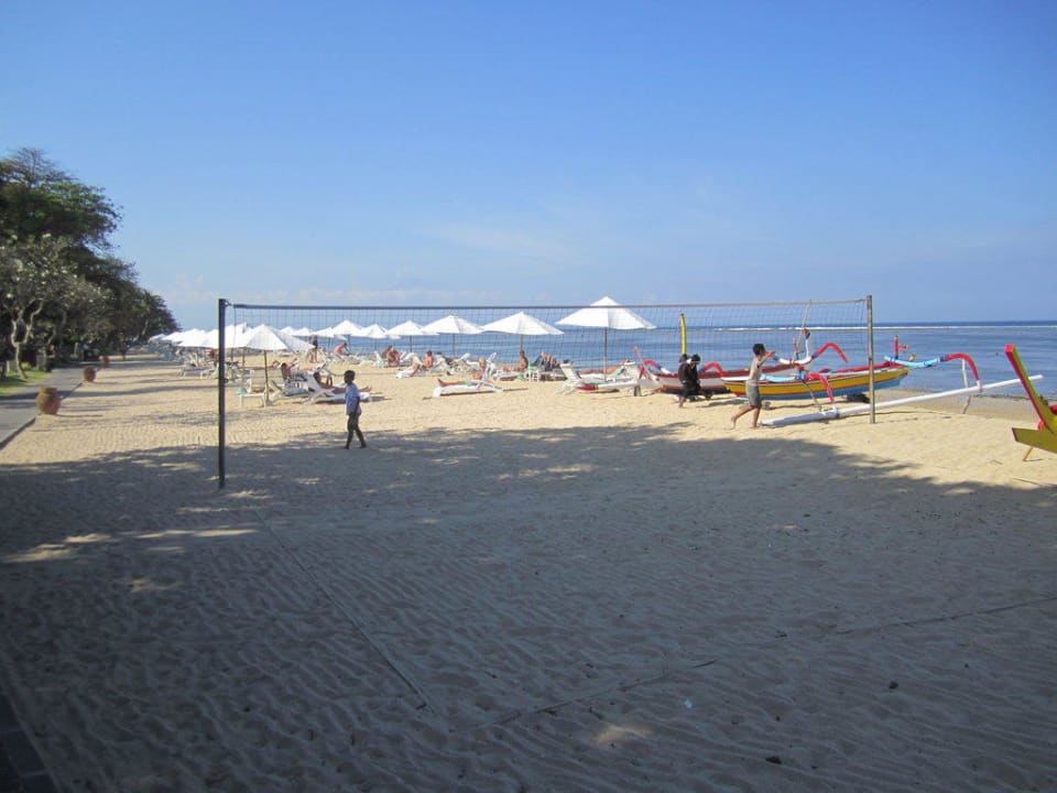 Beachvolleyballfeld Hyatt Regency Bali