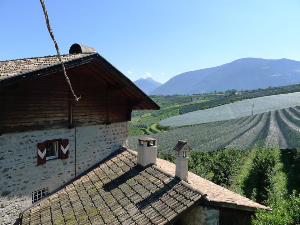 Blick vom Balkon Hotel Brunnhofer