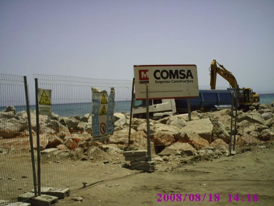 Strand, Baustelle Hotel Europalace