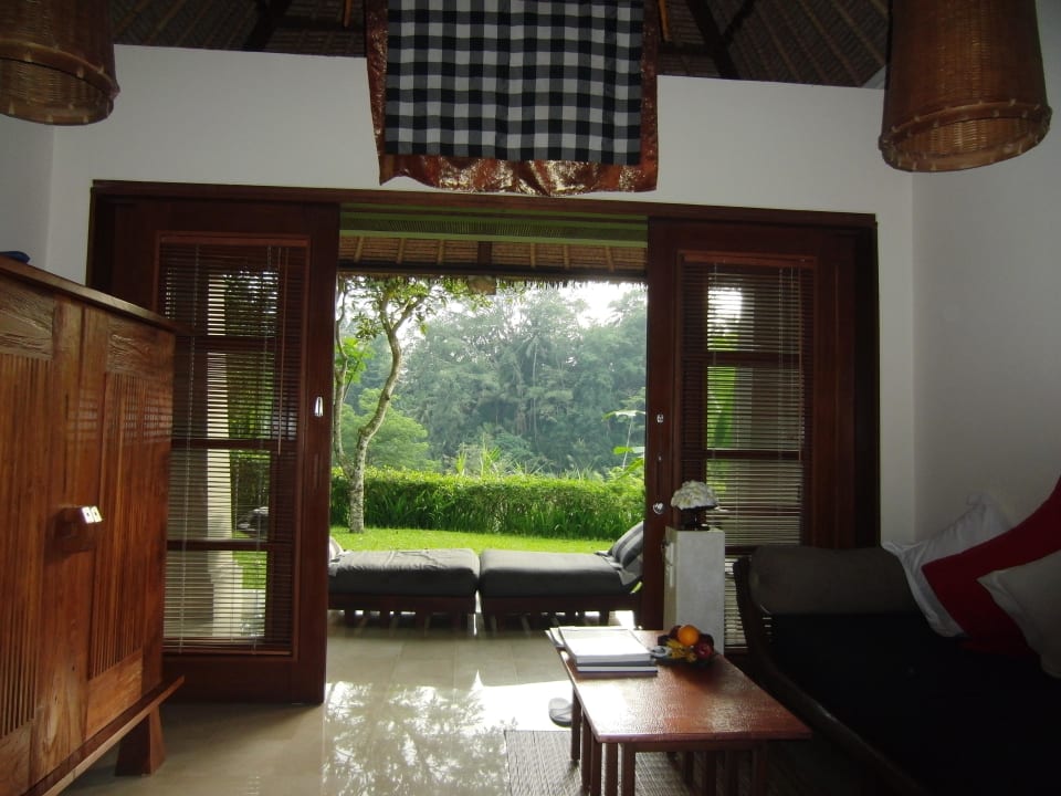 Ausblick in den Garten Maya Ubud Resort & Spa Bali