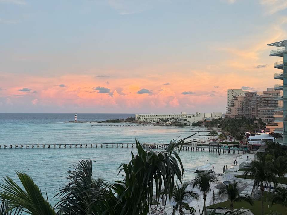 Ausblick Hotel Riu Cancun