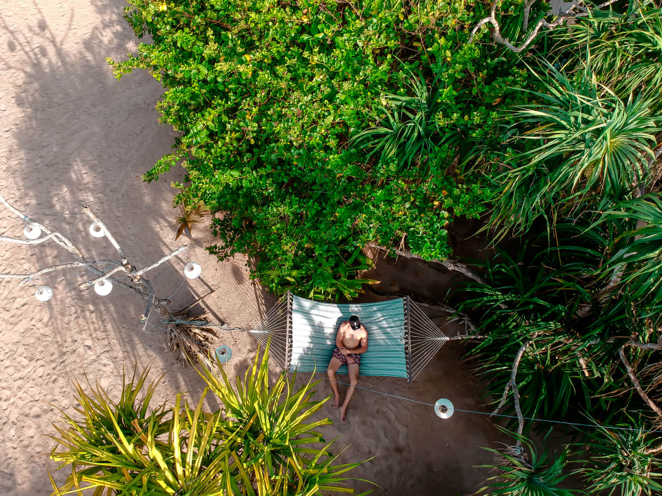 Gartenanlage Jungle Beach Camp Ahungalla