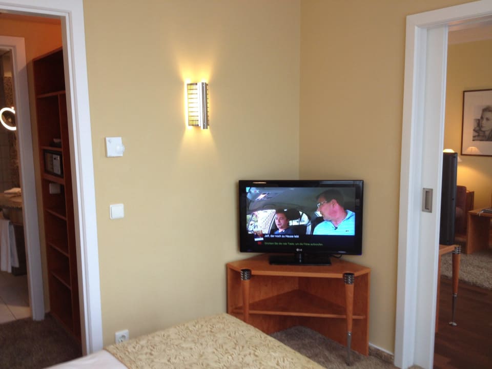 Schlafzimmer der Lady Suite Hilton Munich Airport