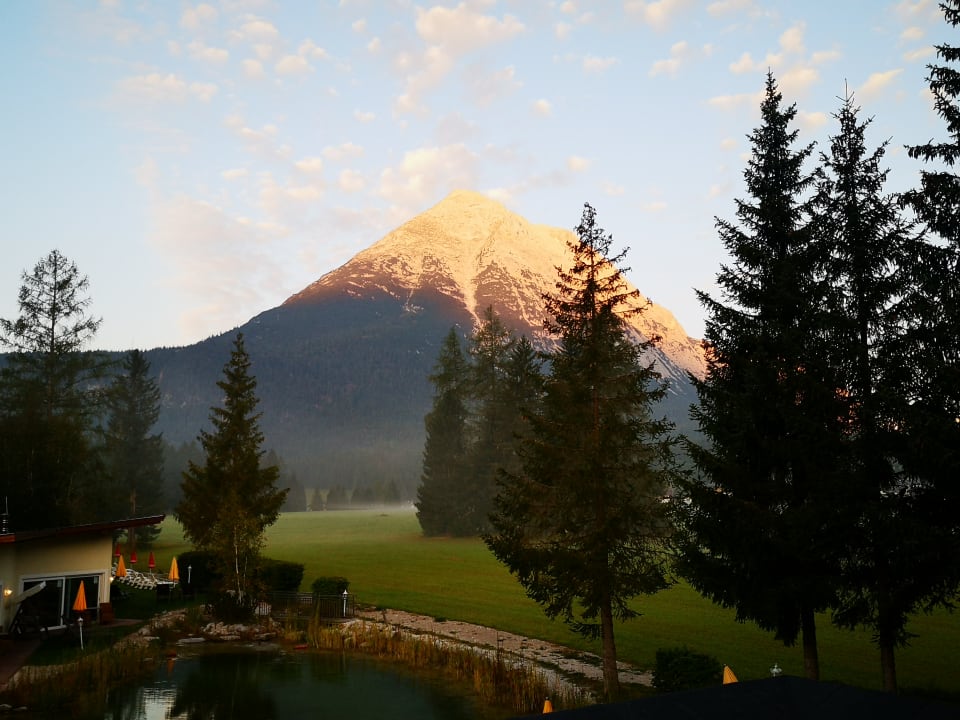 Ausblick Alpenhotel Karwendel