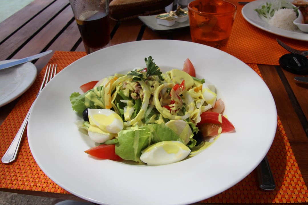 Salat mit Palmenherzen Victoria Beachcomber Resort & Spa