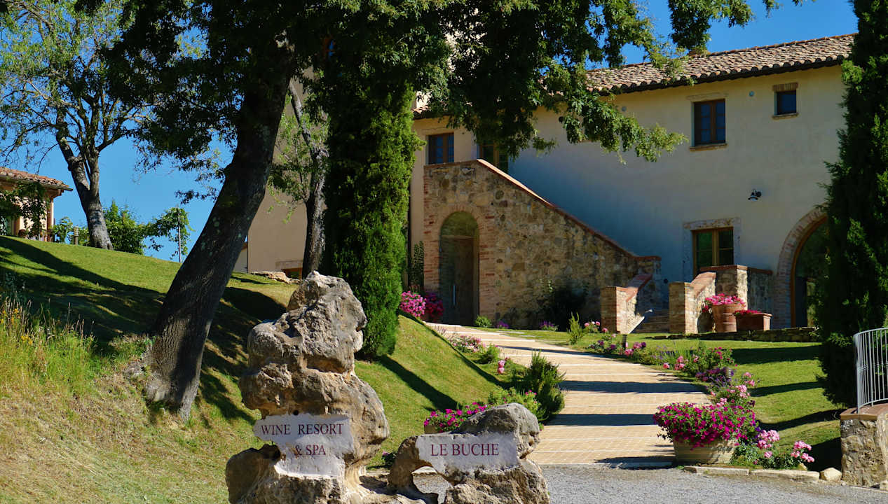 Gartenanlage Le Buche Wine Resort & Spa