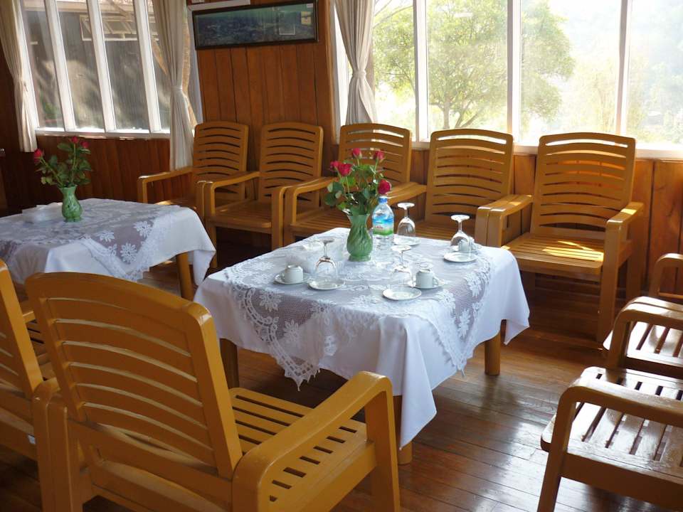 Netter Eingangsbereich Hotel Paradise Inle Resort