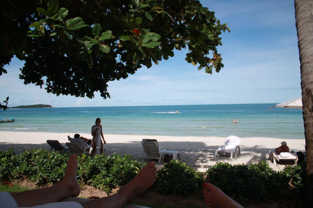 Blick von der Liege Buri Rasa Village Samui Adults Only Resort